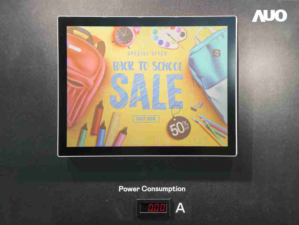 云顶国际8588yd展示胆固醇液晶超低耗能户外全彩显示器，，，ChLC（胆固醇液晶）以双稳态技术使静态显示零功耗，，具省电、、、、高彩度、、、环保的特性，，，，还整合软硬件系统解决方案，，可透过单一云端平台管理